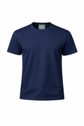 Reblz Visionary T-Shirt – in zwart – vooraanzicht – duurzaam, biologisch katoen, gerecycled polyester, groothandel